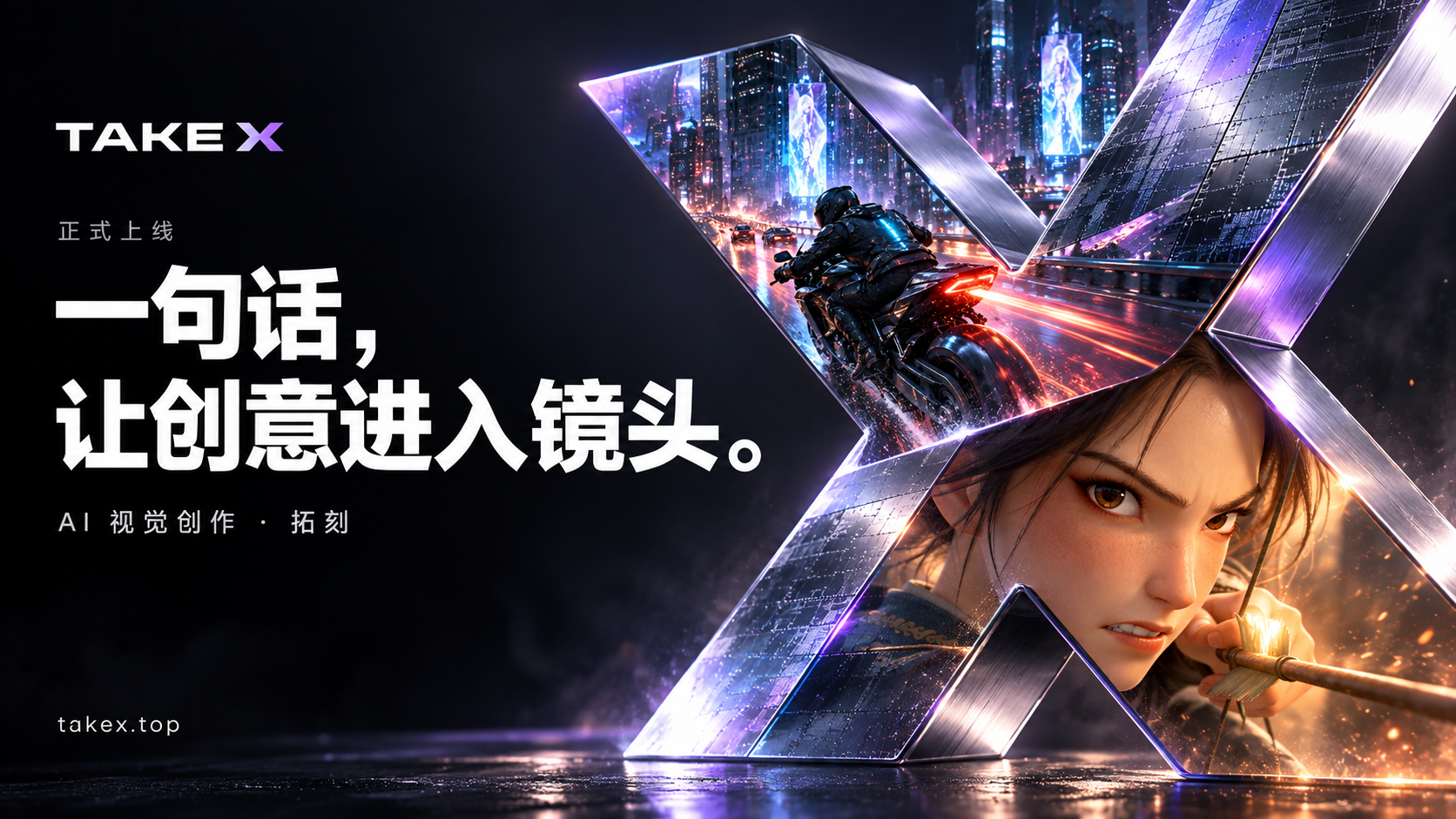 TAKE X（拓刻） · AI 视觉创作产品